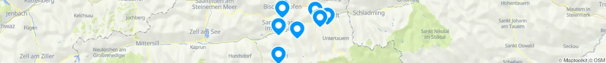Map view for Pharmacies emergency services nearby Eben im Pongau (Sankt Johann im Pongau, Salzburg)